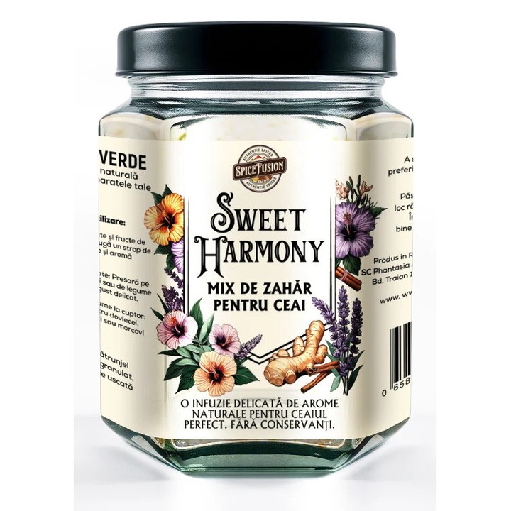 Sweet Harmony – Mix de Zahar pentru Ceai 100g, 100% natural – fara adaosuri artificiale