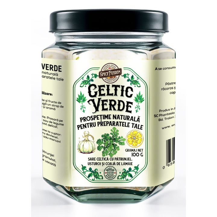 Sare condimentata Celtic Verde 100gr, Ingrediente 100% naturale