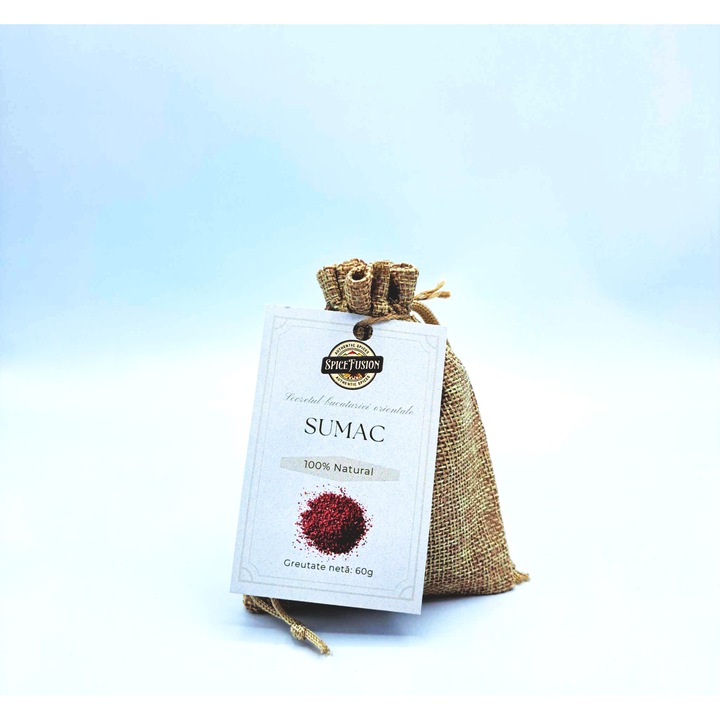 Sumac 60gr, 100% natural si autentic, Bogat in antioxidanti - eMAG.ro