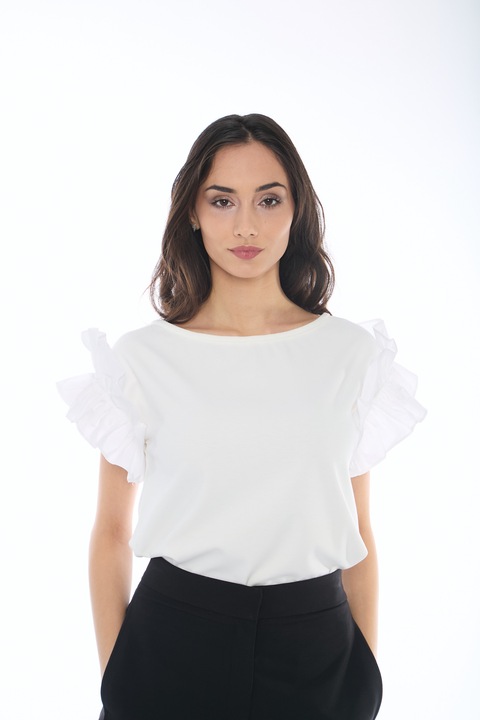 Top Zelinda, Alb, Alb