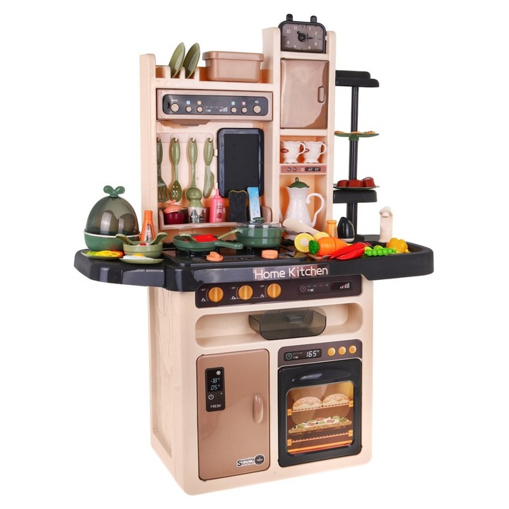 Gyerek konyha, Ramiz, Mega Konyha Modul, 65 kiegészítővel, vízzel, 93,5x71x28,5 cm