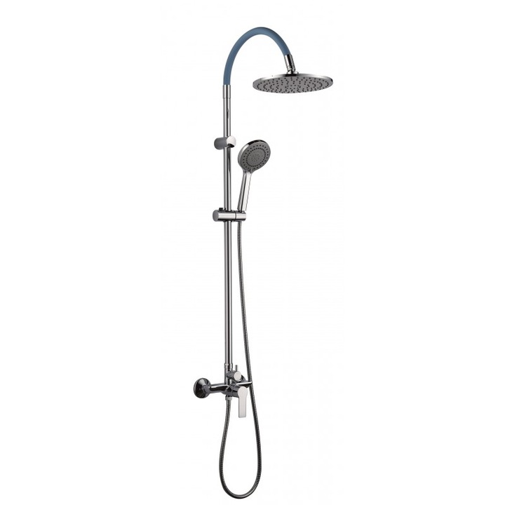 Sistem de dus Inter Ceramic ICT 6544BL, Albastru/Crom