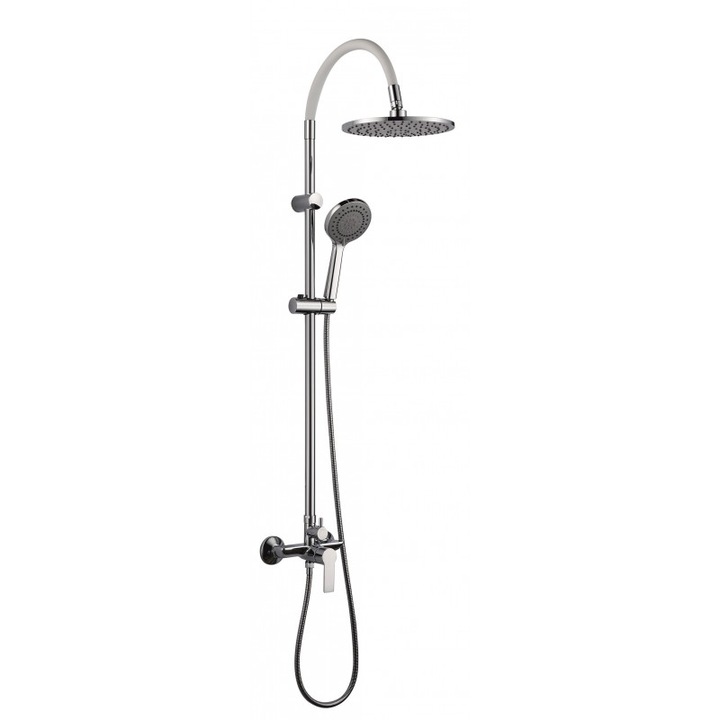 Sistem de dus Inter Ceramic ICT 6544MW, Alb/Crom