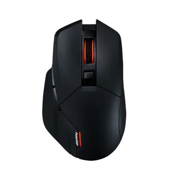Мишка Геймърска безжична мишка PowerColor ALPHYN AM10 - Black AM10-BK