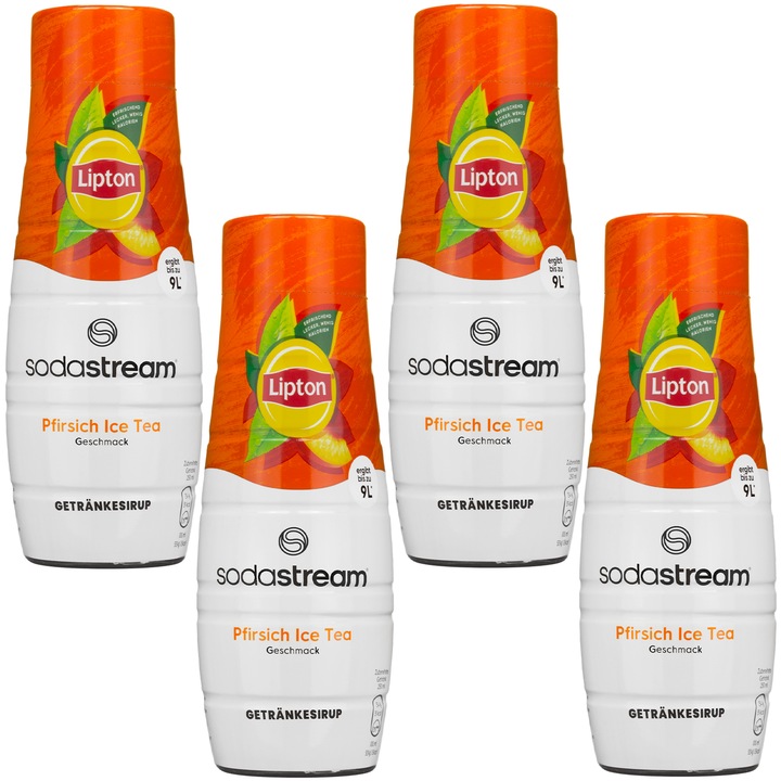 Szirup SodaStream Lipton Ice Tea Peach, 440ml, 4 db