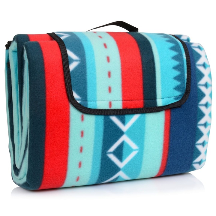 Плажно одеяло за пикник, къмпинг матрак PANAMA 200x200 см