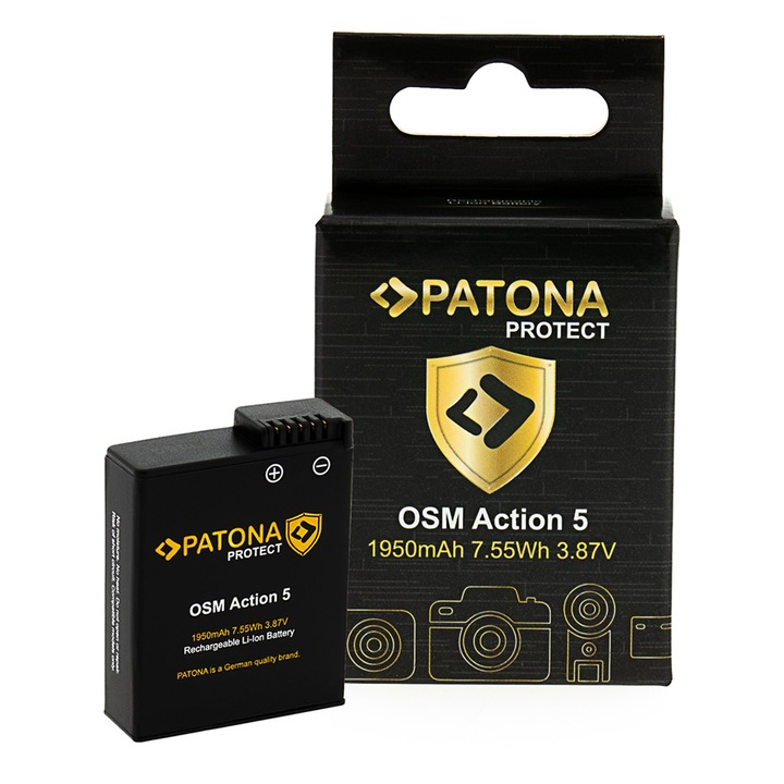 Patona Protect BCX202 akkumulátor DJI Osmo Action 3, 4 és 5 számára