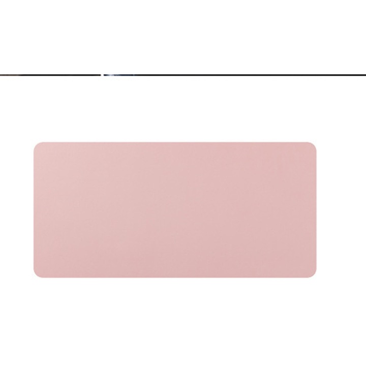 Mousepad Zeaicos, 60x30cm, piele artificiala, roz