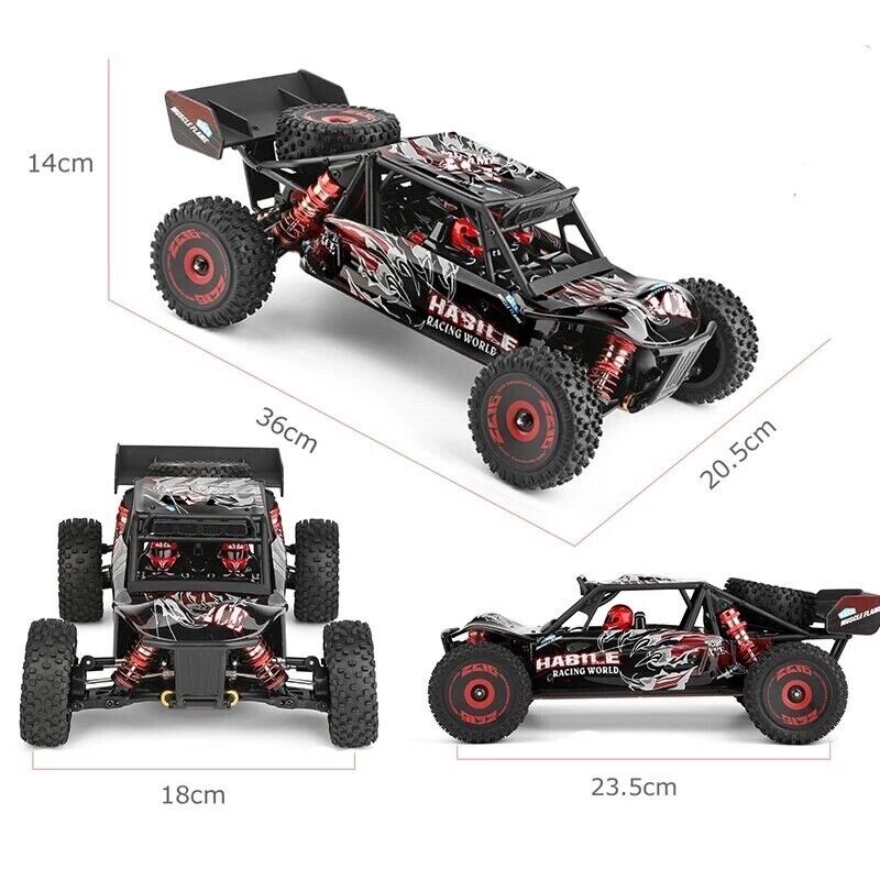 Masinuta cu telecomanda, Wltoys 124016, Scara 1:12, Viteza 75 km/h