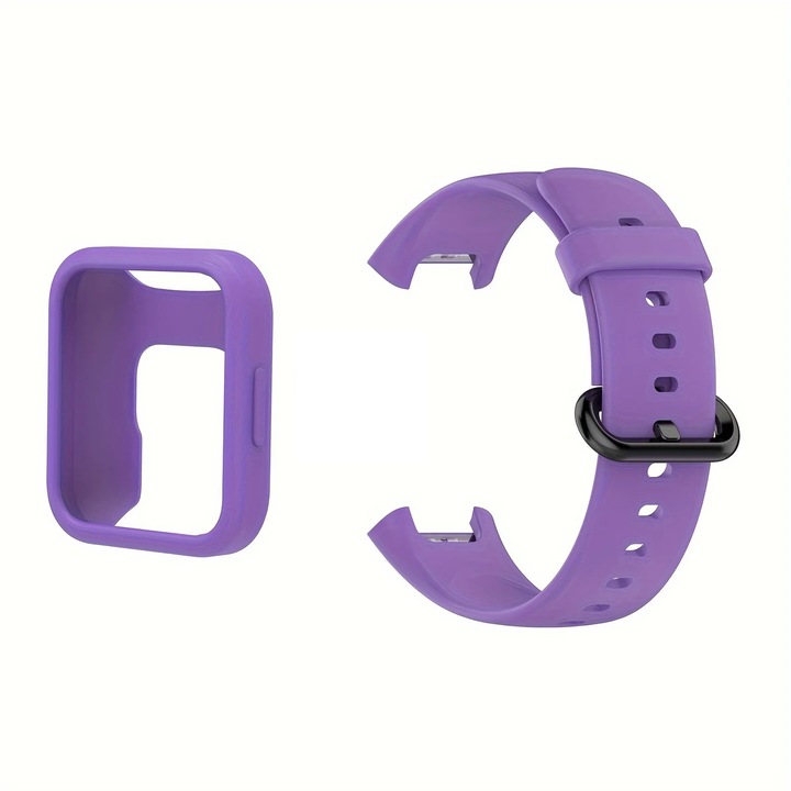 Szíj és karkötő védő szett Xiaomi Mi Watch 2 Lite, Redmi watch 2, lila