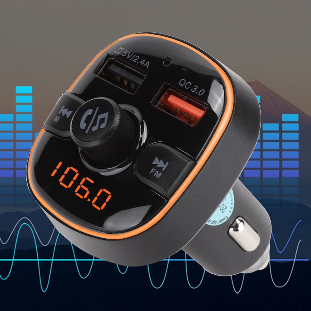 Kit audio Bluetooth 5.0 Zeaicos, transmisor FM, universal, 12V