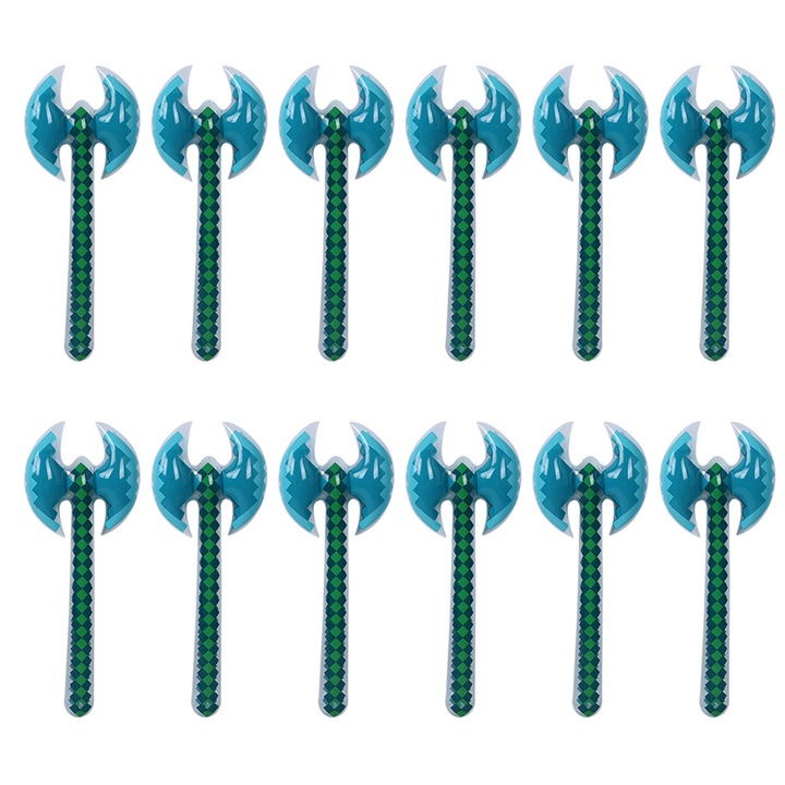 Topor gonflabil dublu față interactiv, albastru, poliester, pentru copii