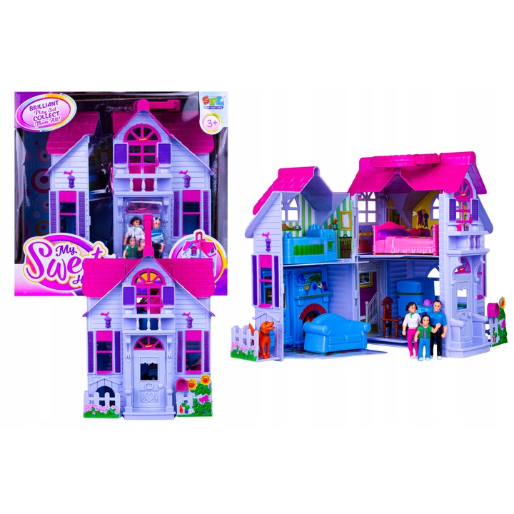 Casuta pentru papusi, roz