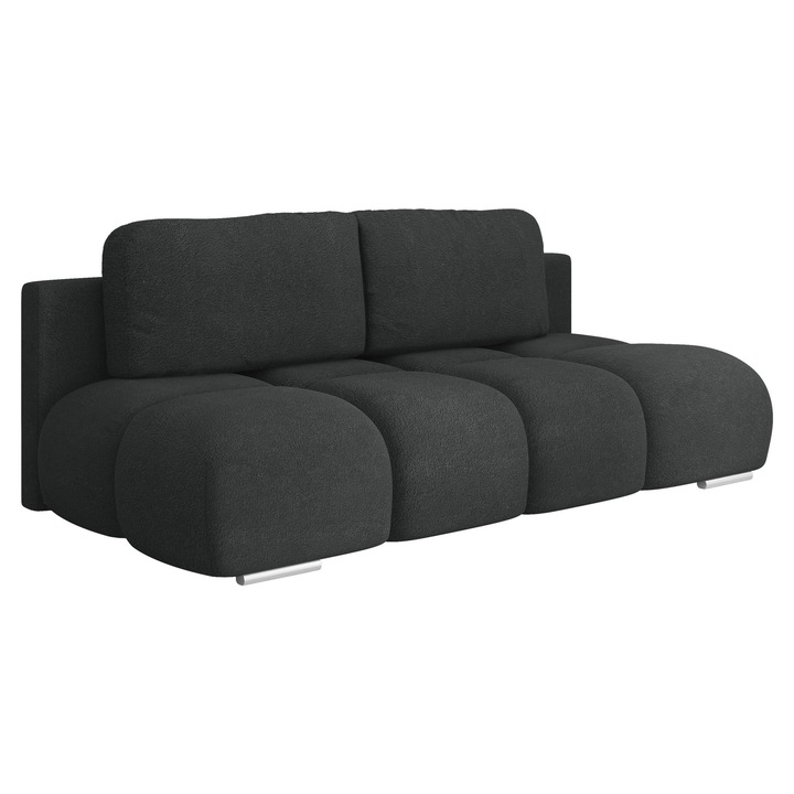Canapea Caltan, MIRJAN 24, negru, 195x195x89 cm