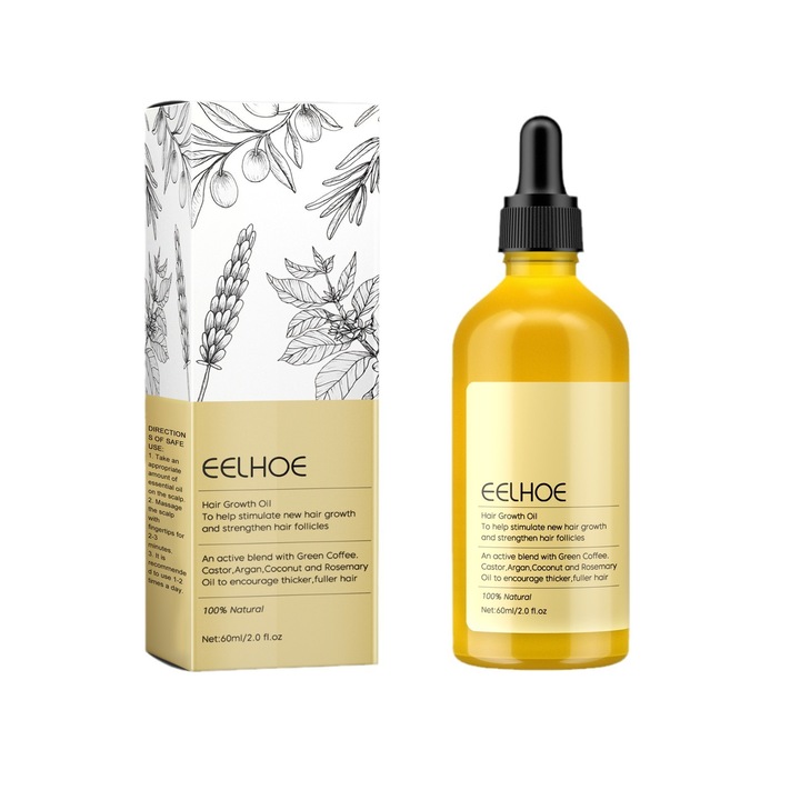 Rozmaringos illóolaj hajápoláshoz, EELHOE, 60ml