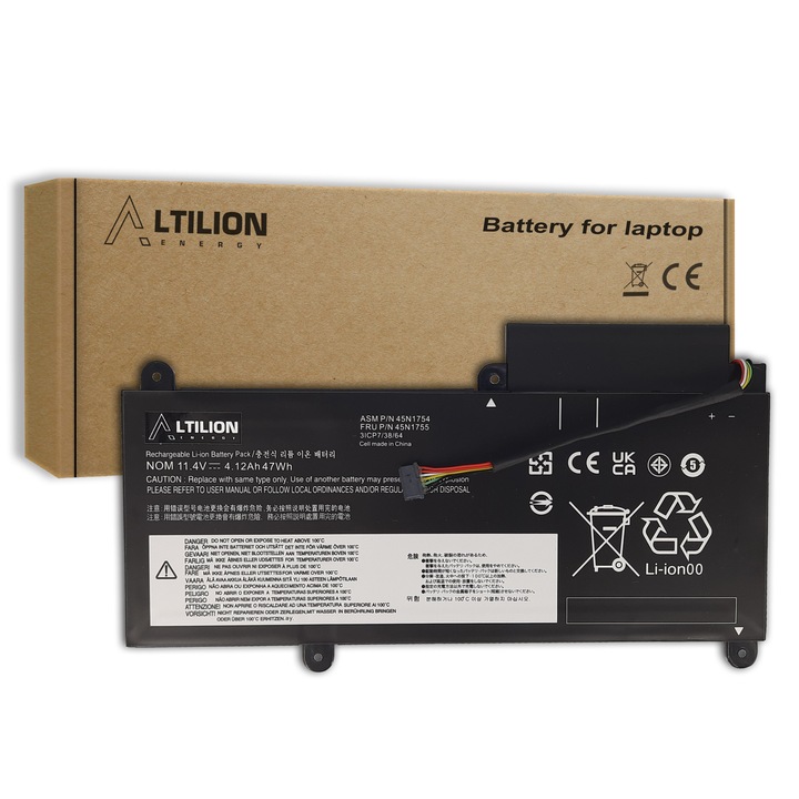 45N1754 akkumulátor a Lenovo ThinkPad E450 / E455 / E460 / E465 / E470 / E475 számára