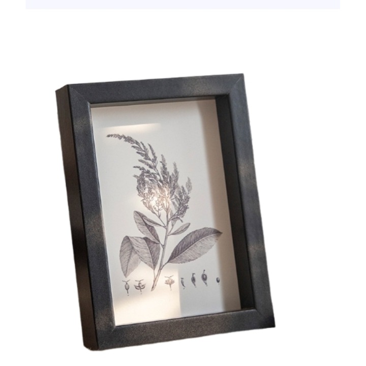Zeaicos klasszikus képkeretek, dupla design, 4 hüvelykes, asztali és fali, fehér