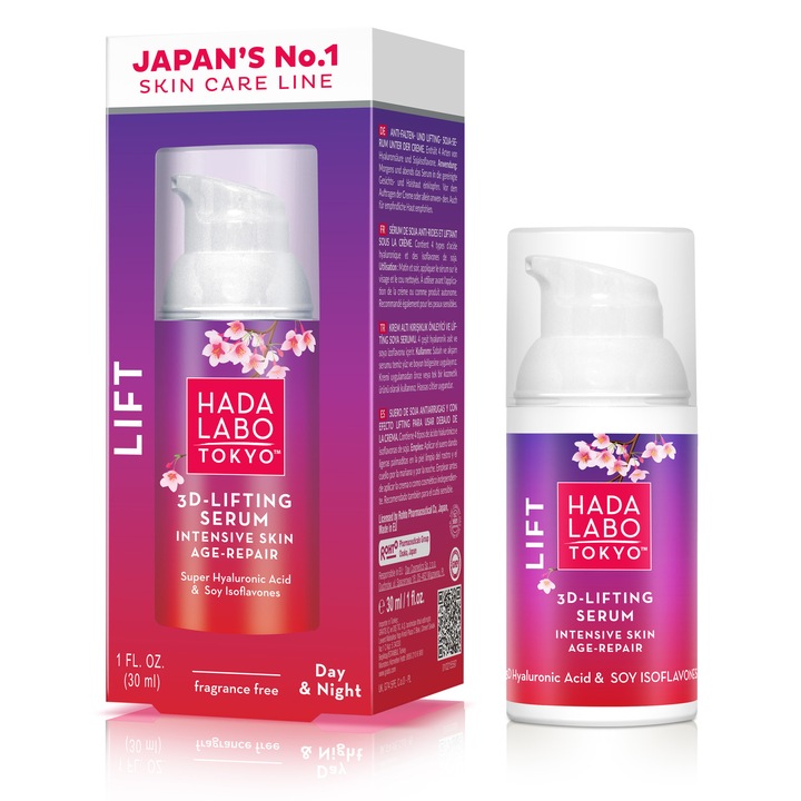 Ser lifting 3D reparare intensiva, de zi si de noapte, HADA LABO TOKYO LIFT