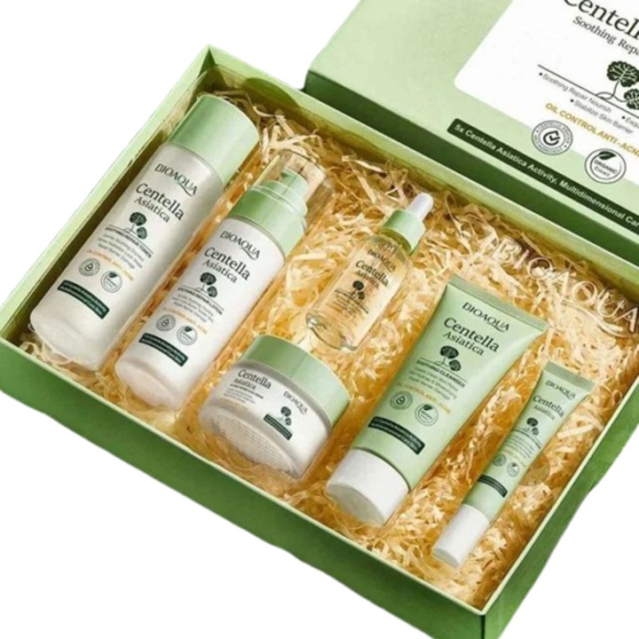 Комплект за грижа за кожата, против бръчки и овлажняване, почистващ препарат 100 g, тоник 120 ml, серум 30 ml