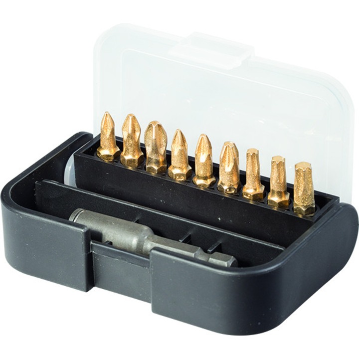 Trusa marca Cobit compusa din 10 biti si accesorii Torsion Diamant - IMPACT