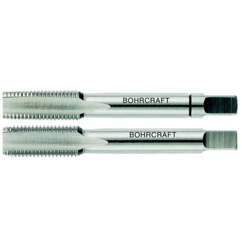 Tarozi pentru filetare manuala, filet GAZ ( BSP ), DIN 5157 HSS-G, 2 buc/set,G 3/8'' cu pas de 19 mm, marca Bohrcraft Tarozi pentru filetare manuala, filet GAZ ( BSP ), DIN 5157 HSS-G, 2 buc/set,G 3/8'' cu pas de 19 mm, marca Bohrcraft