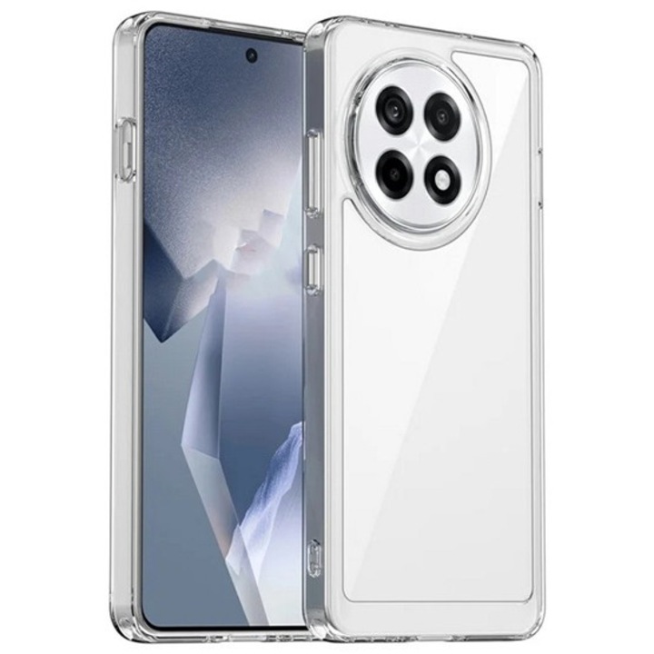 Gigapack szilikon mobiltelefon tok, ütésállóság, átlátszó hátlap, átlátszó, kompatibilis: OnePlus 13R 5G