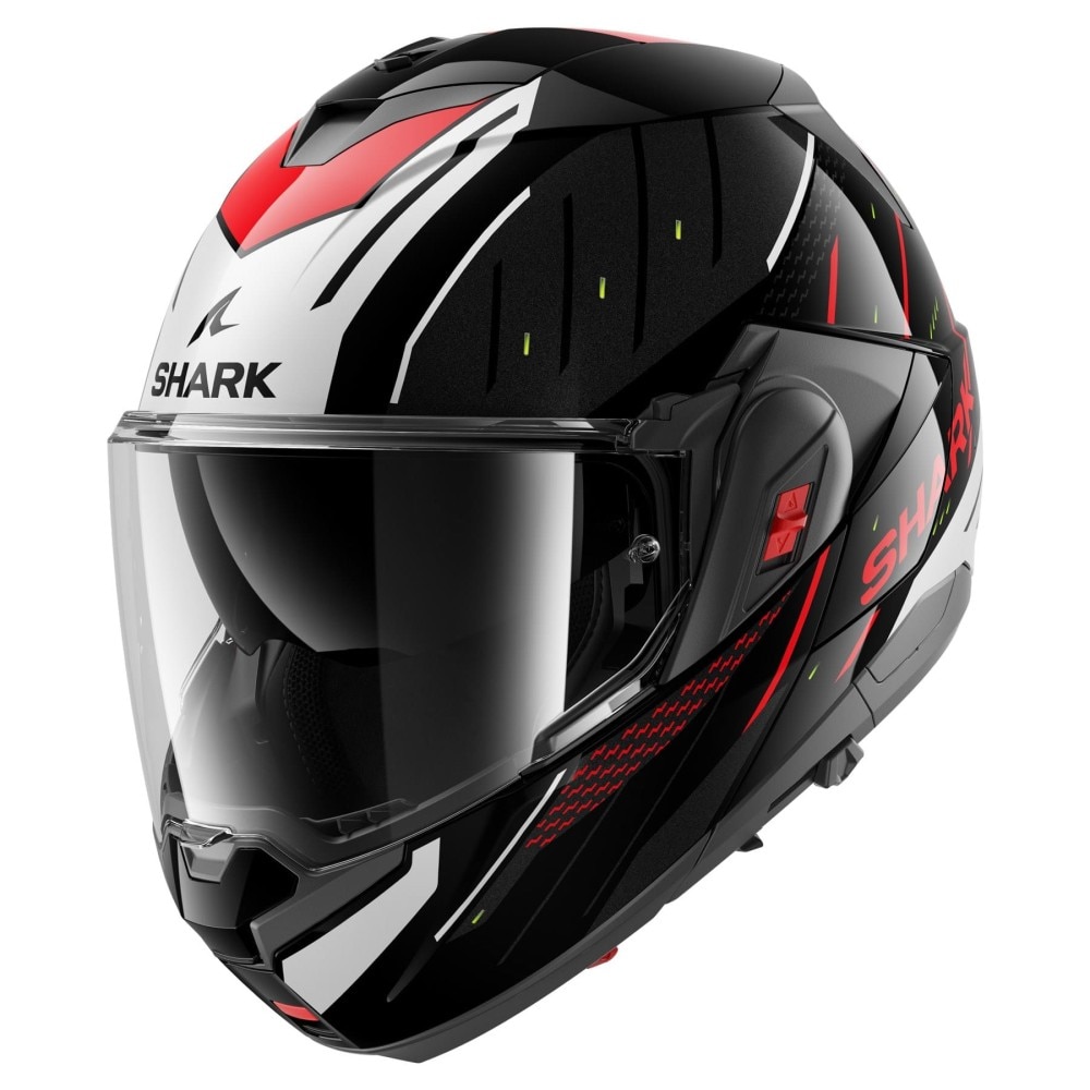 Casca flip-up Shark Oxo Rydger negru/rosu/alb marime M - eMAG.ro