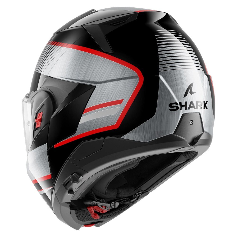 Casca flip-up Shark Oxo Sikter negru/rosu/gri marime S - eMAG.ro