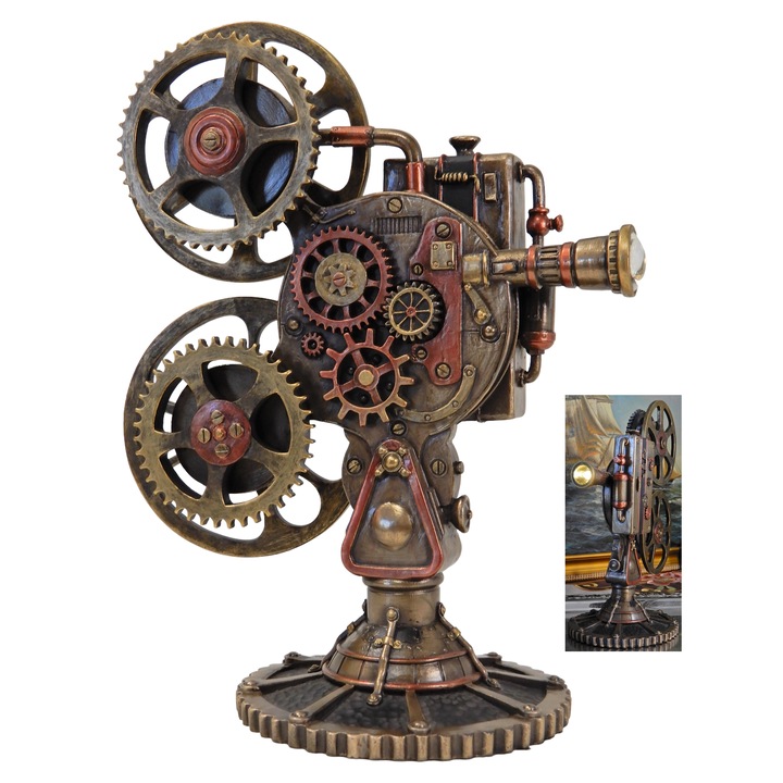 Figurina Camera Steampunk - Veronese, Arta Decorativa Premium 24, 5 cm