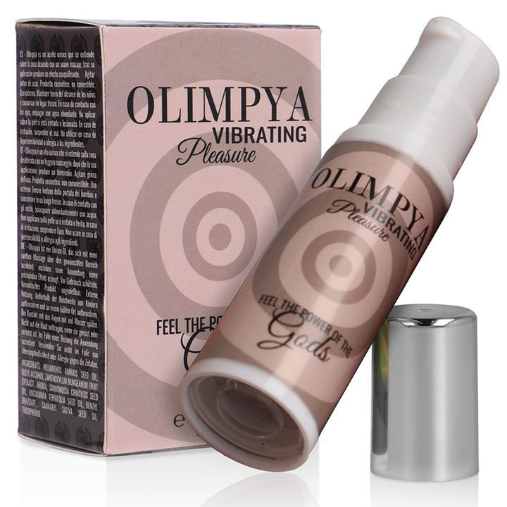 Stimulent sexual OLIMPYA Vibrating Pleasure, vegan, efect vibrat, 6 ml