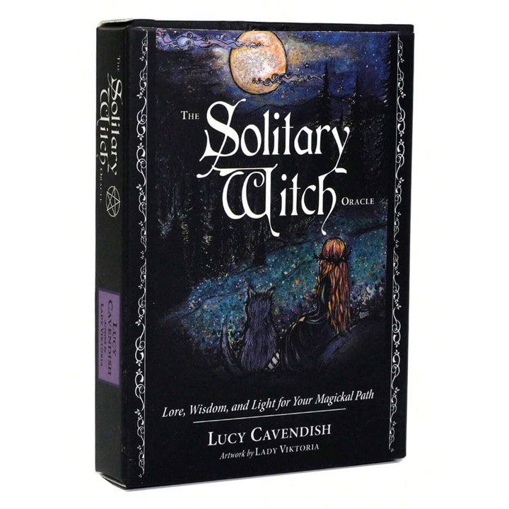 Pachet carti midi, Oracolul Vrajitoarei Solitare, US Games, Lucy Cavendish & Lady Viktoria, 2024, 10.3 x 7.3 cm