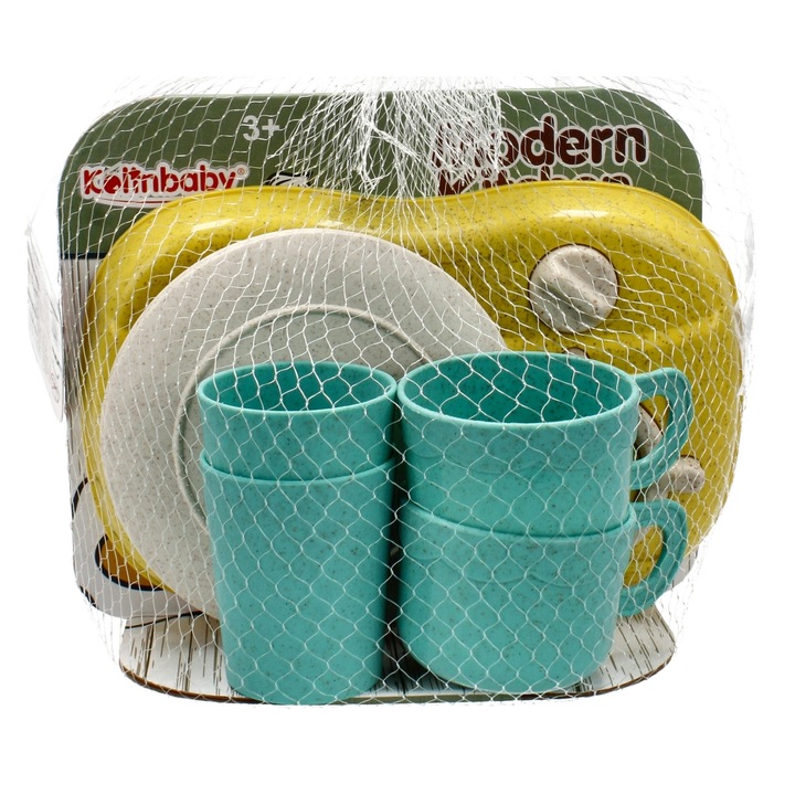 Set accesorii bucatarie copii, 24 piese, multicolor