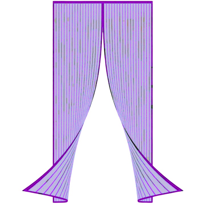 Perdea tip plasa SDEPOT®, cu inchidere magnetica, speciala pentru tantari, muste si alte insecte, model simplu, creat sa fie potrivit pentru orice spatiu, mov