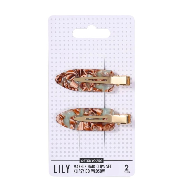 Sister Young hajcsat, sminkhez, Lily Brown szett, 2 részes