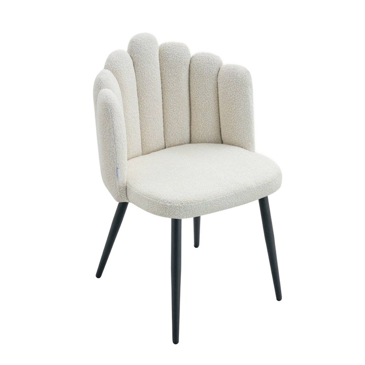 LUXE szék, ekrü, 49x55x85 cm, Homla