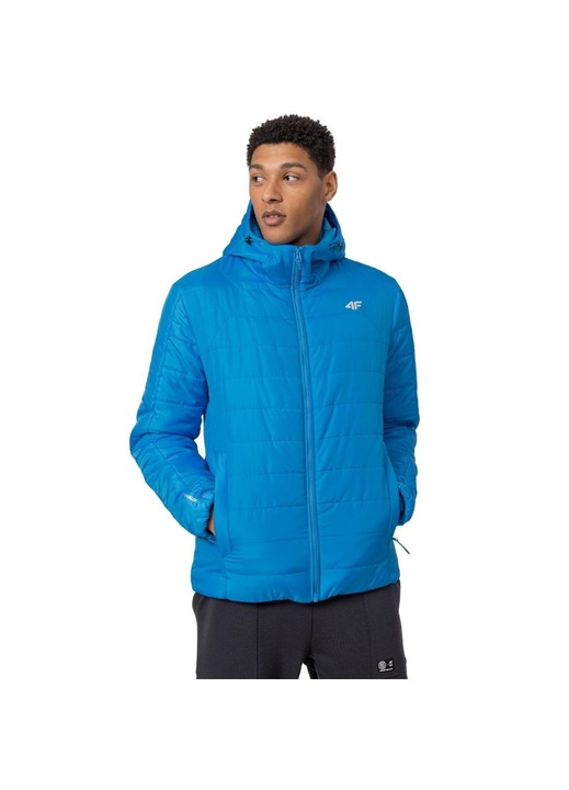 4F férfi dzseki, kék, poliészter, hidrofób, PrimaLoft bélés, M INTL