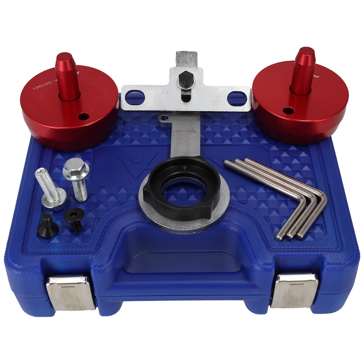 Блокировка за синхронизация, Asta, за Ford, 2.0 Ecoblue Tdci, комплект, инструмент за заключване на маховика, инструмент за подравняване на коляновия вал, инсталационни чаши x2, 6 mm центриращи щифтове x3