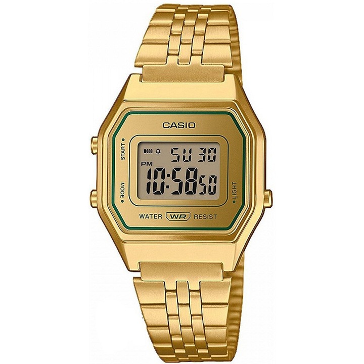 Ceas Dama, Casio, LA680WEGV-9AEFdwqf, Auriu, Auriu