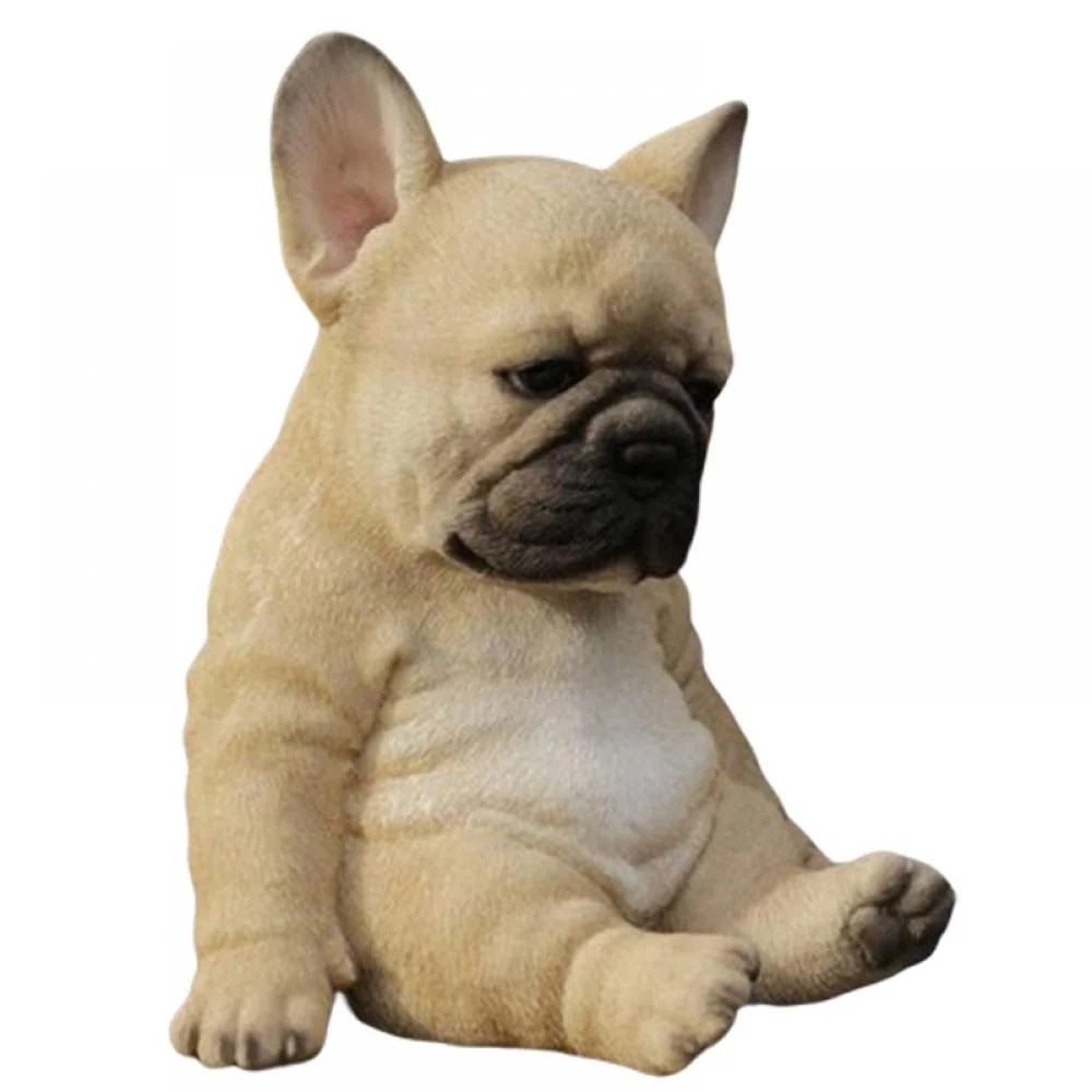 Statueta decorativa Bulldog Francez, Rasina, Bej - eMAG.ro
