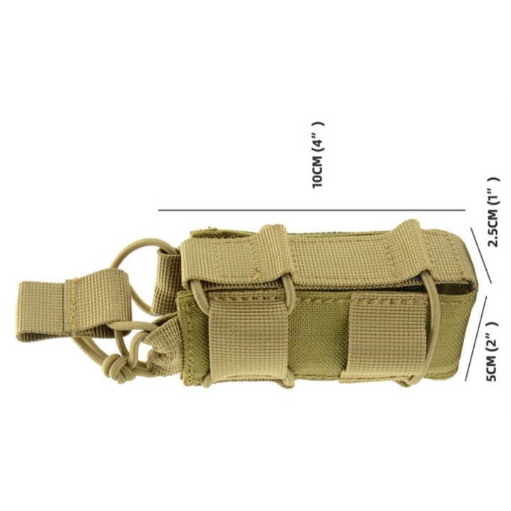 Borseta sport, unisex, multifunctional, Material de nailon, rezistent la uzura, compact si portabil, utilizat pe scara larga, 10 × 5 × 2.5cm, Negru