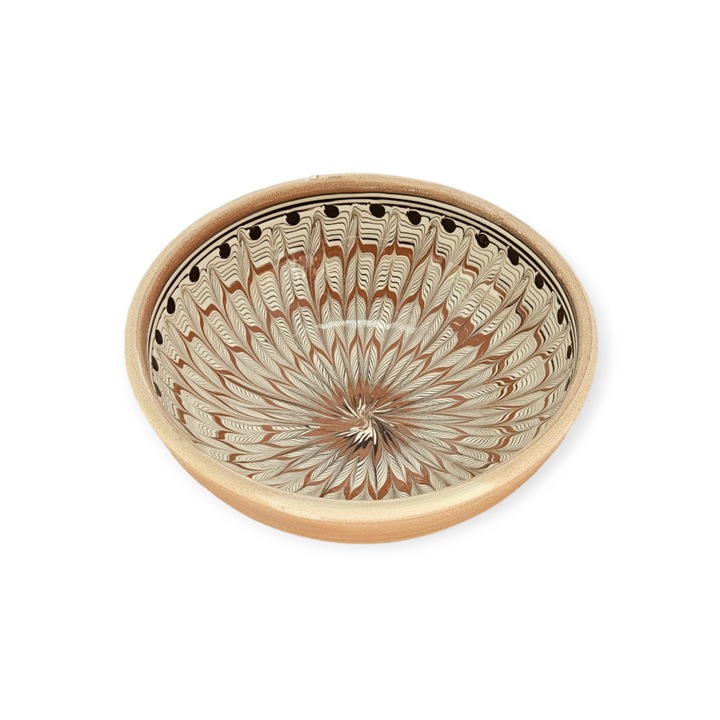 Bol Traditional 1619 model Spic culoare Rosu 19cm