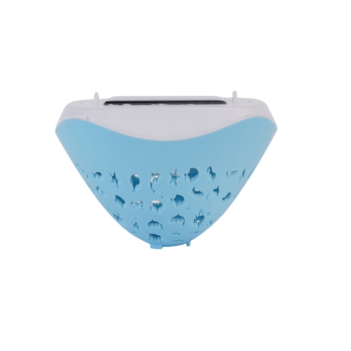 Proiector de piscina, 6 moduri de lumina, solar, IP67 rezistent la apa, durata lunga de viata, albastru