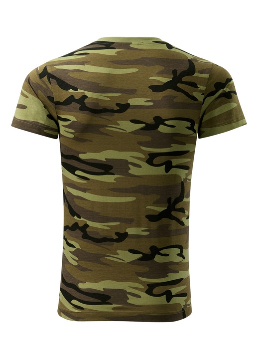 Tricou pentru barbati Malfini, Maneca scurta, Camuflaj, Verde, M