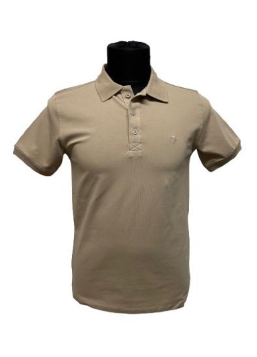 Tricou polo pentru barbati, Crem, Marimea L