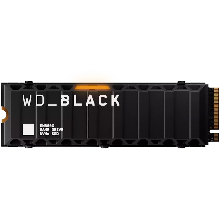 Solid-State Drive (SSD) WD_BLACK SN850X NVMe SSD WDS200T2XHE - SSD - 2 TB - internal - M.2 2280 - PCIe 4.0 x4 (NVMe) WDS200T2XHE