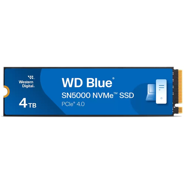 Szilárdtestalapú meghajtó (SSD) Western Digital Blue SN5000, NVMe™ M.2, 4TB
