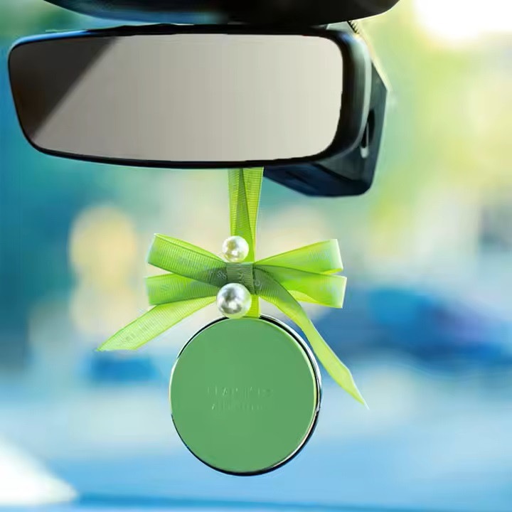 Odorizant auto NEW J.M., pandantiv elegant, Raylin Home, VERDE - GARDENIA