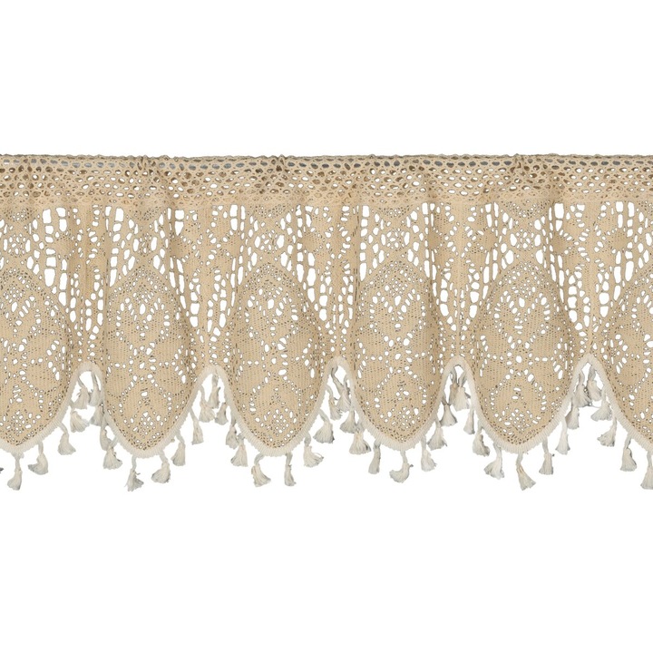 Завеса MOLY 150 x 30 см подгъв Eurofirany светло бежова