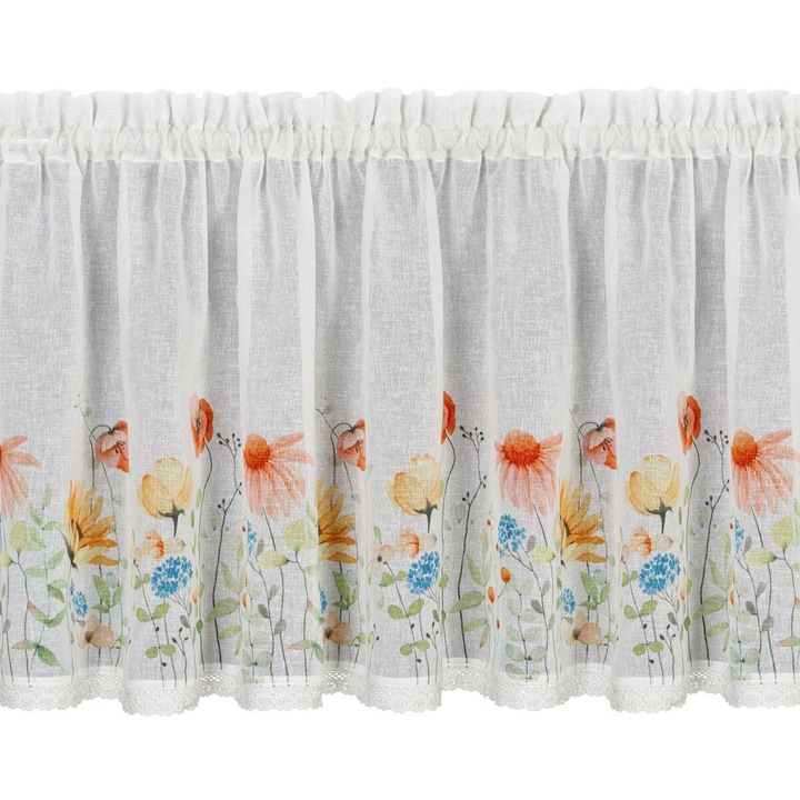 NATI függöny 150 x 60 cm Eurofirany szegély fehér