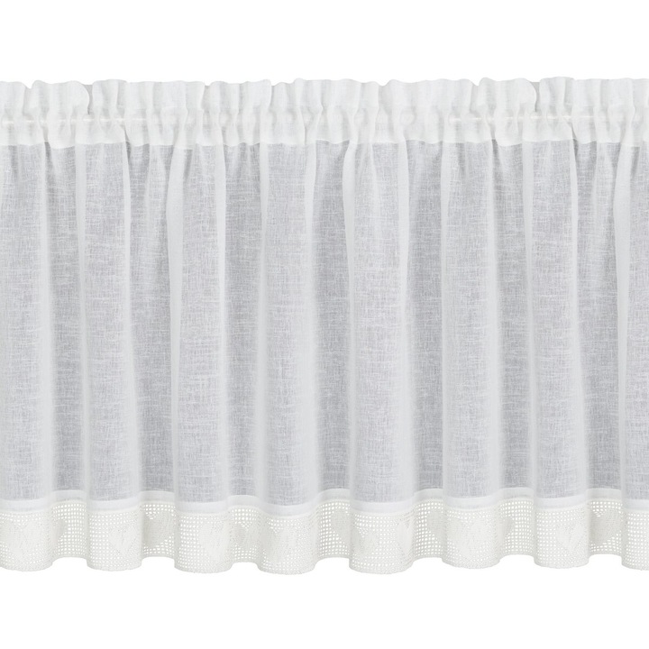 GAJA függöny 150 x 60 cm Eurofirany krémszínű szegély